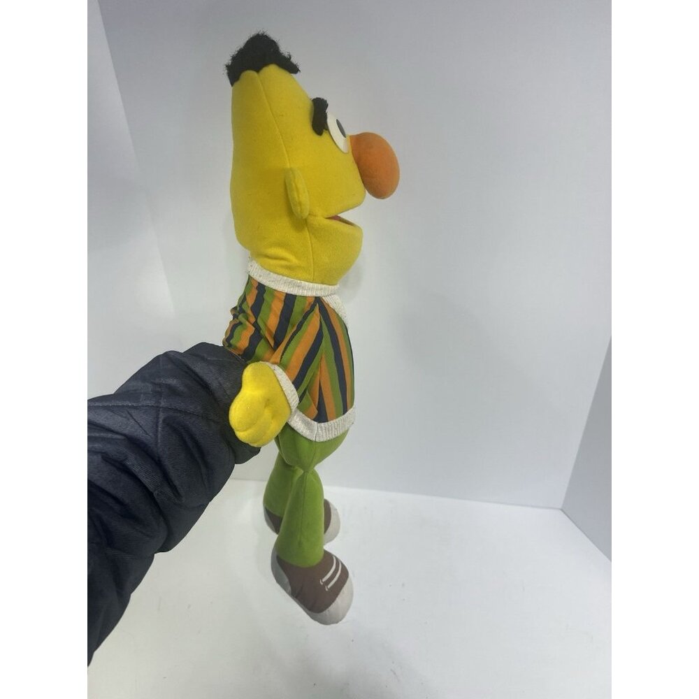 Sesame Street Bert Hand Puppet Muppet Vintage Plush Toy Doll Playskool 1986 - Picture 3 of 5